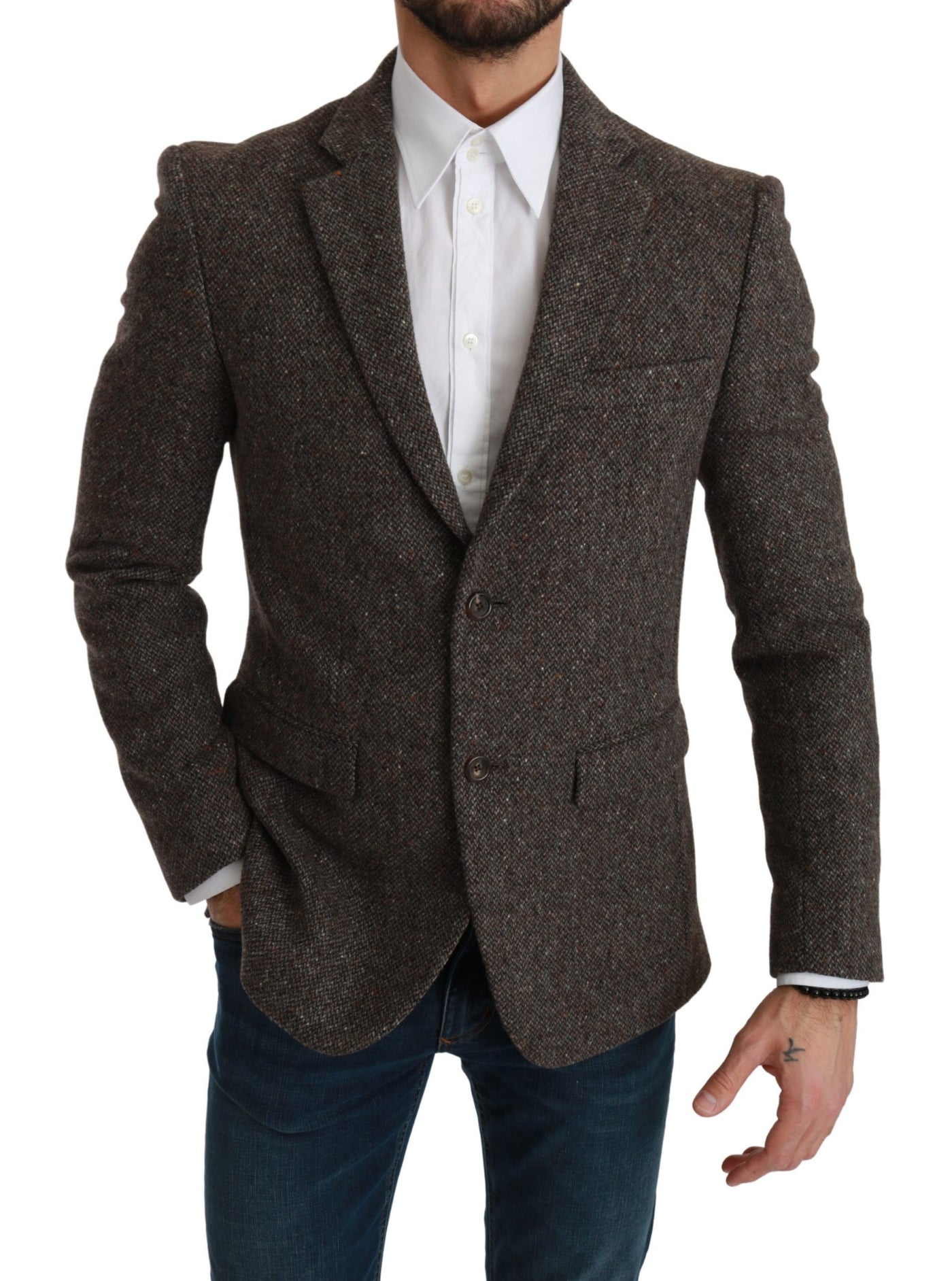 Brown Jacket Formal Coat Wool Blazer