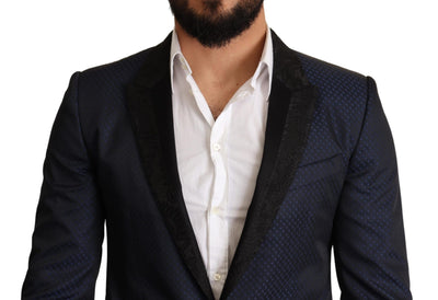 Blue Wool Slim Fit MARTINI Blazer Jacket