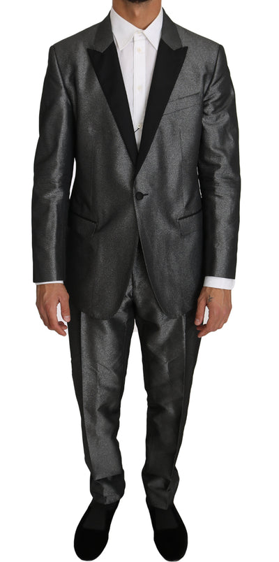 Gray Patterned MARTINI 2 Piece Suit