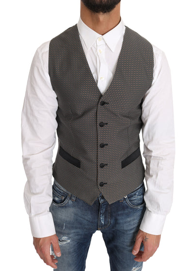 Blazer Vest 2 Piece Gray MARTINI Pattern