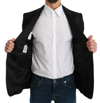 Black Slim Fit Jacket MARTINI Blazer