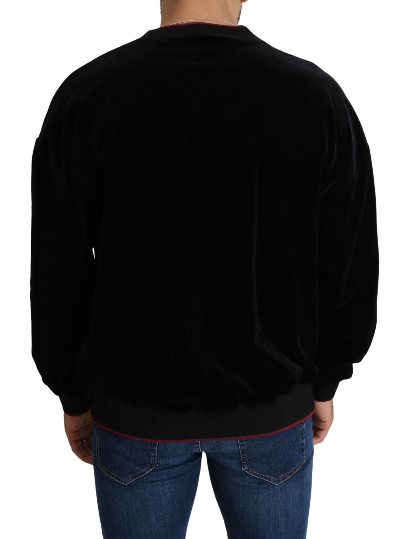 Black Velvet Angel Floral Bee Pullover Sweater