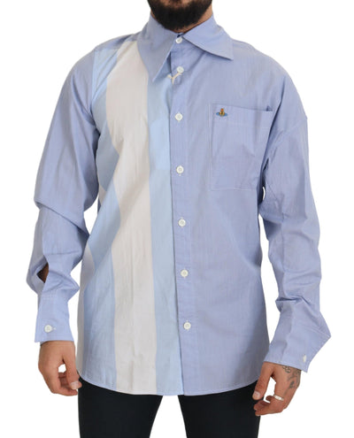 Multicolor Stripes Button Down Collared Shirt