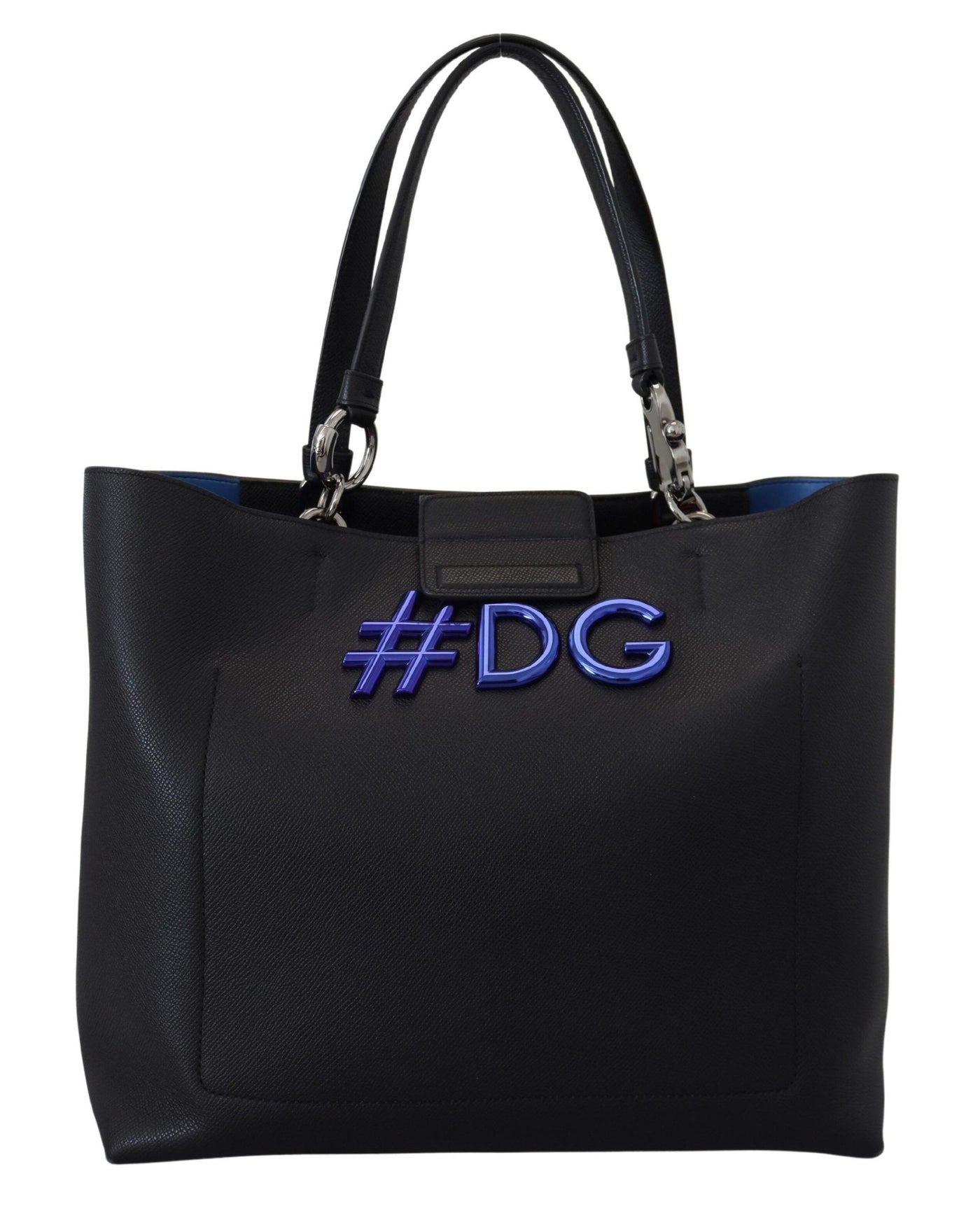 Black Leather Dauphine #DG Shopping BEATRICE Bag