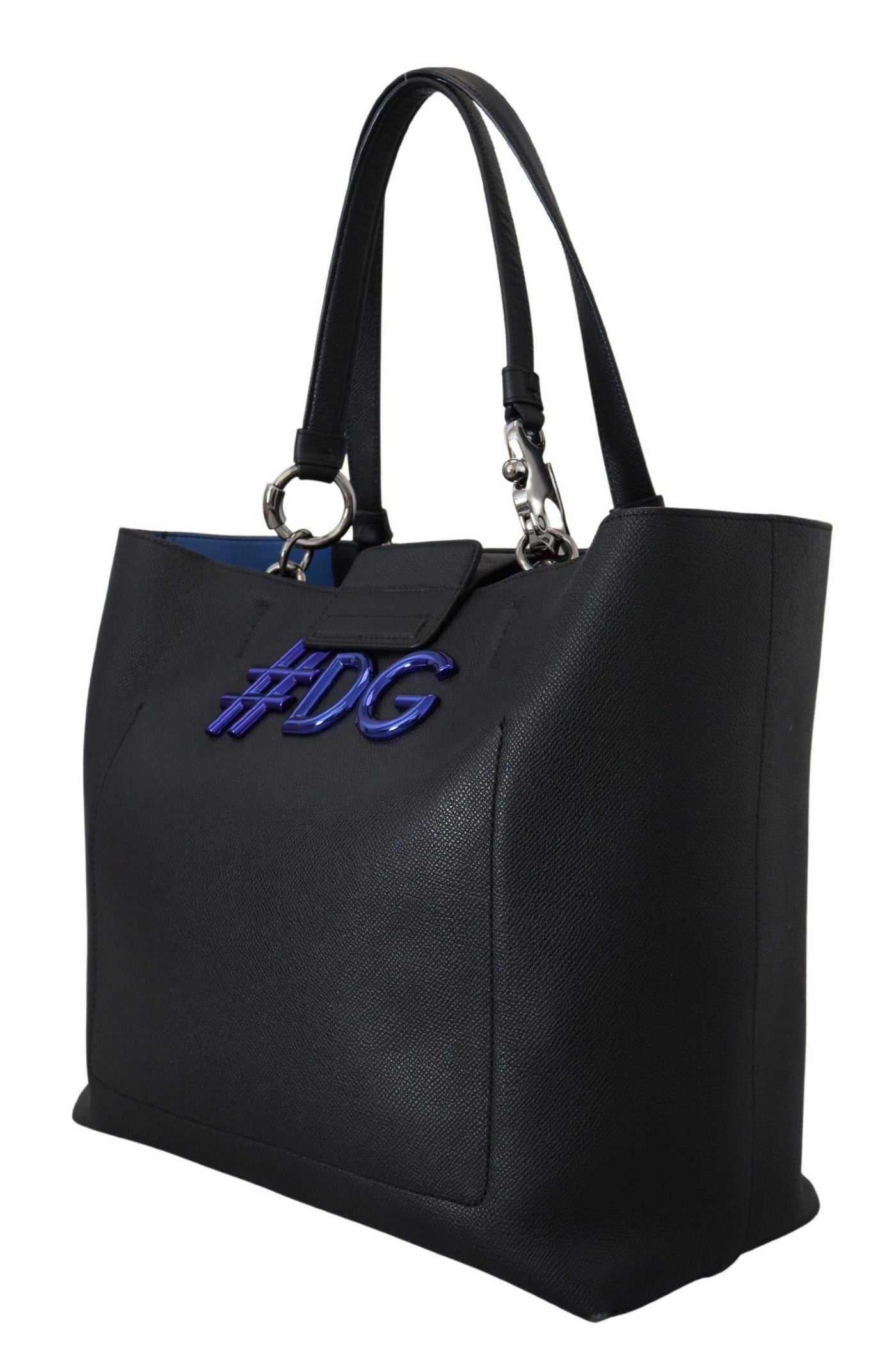 Black Leather Dauphine #DG Shopping BEATRICE Bag