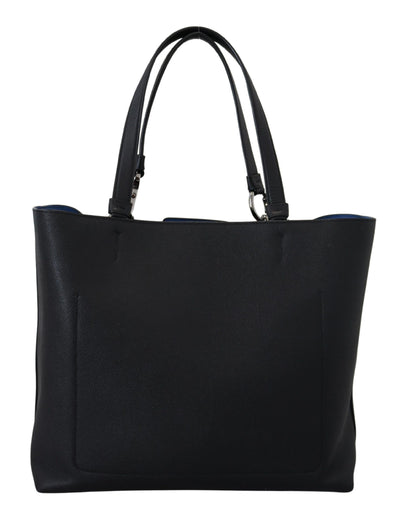 Black Leather Dauphine #DG Shopping BEATRICE Bag