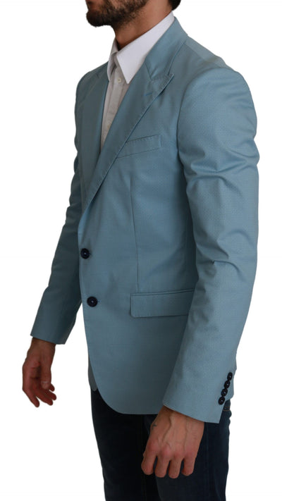 Blue Slim Fit Coat Jacket MARTINI Blazer