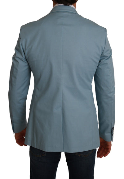 Blue Slim Fit Coat Jacket MARTINI Blazer