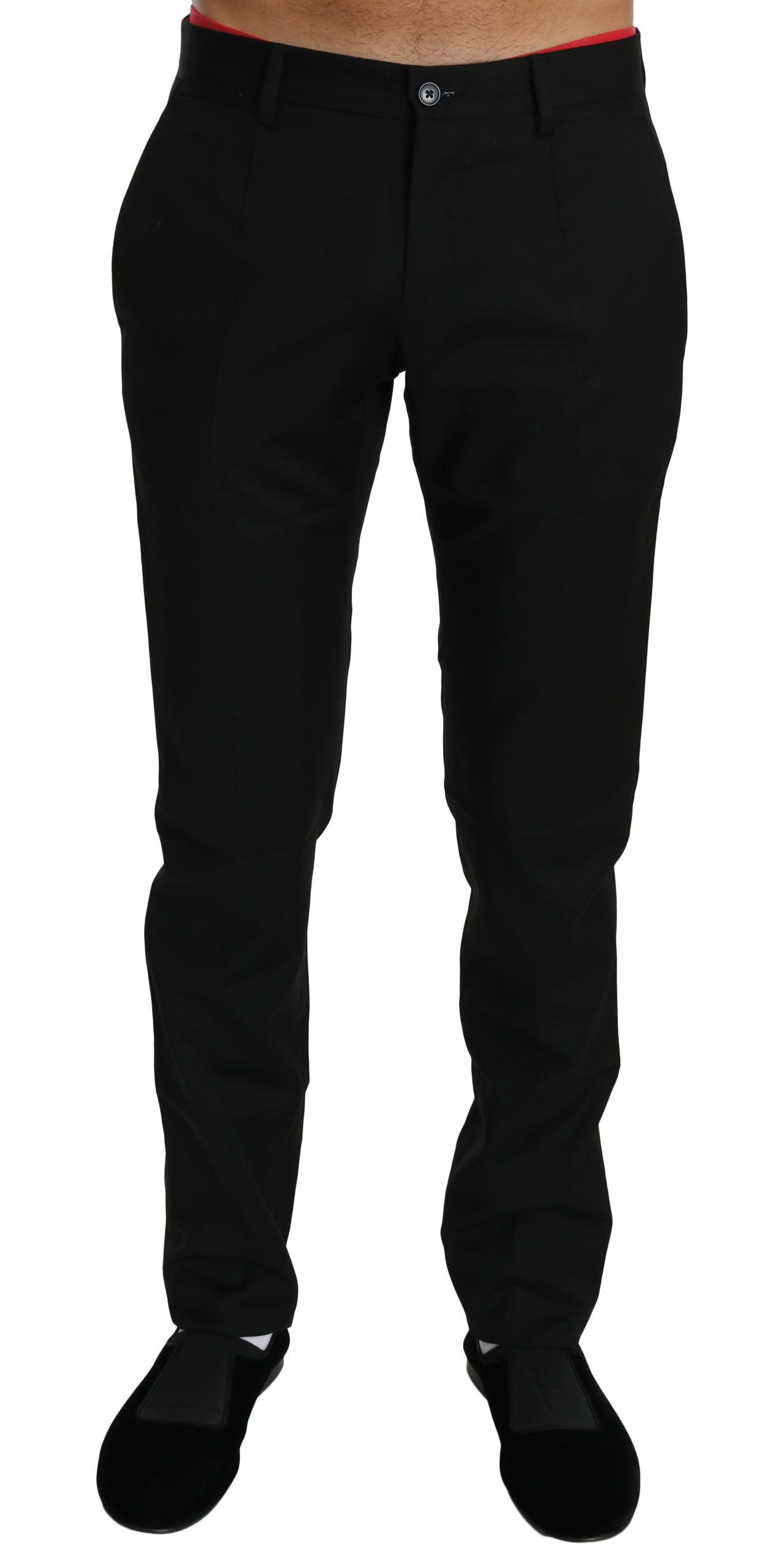 Black Dress Formal Trouser Mens Wool Pants