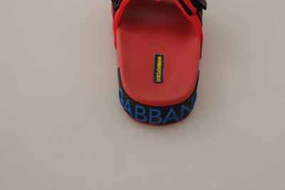 Red Slides Slippers Logo Outlet Sandals Shoes