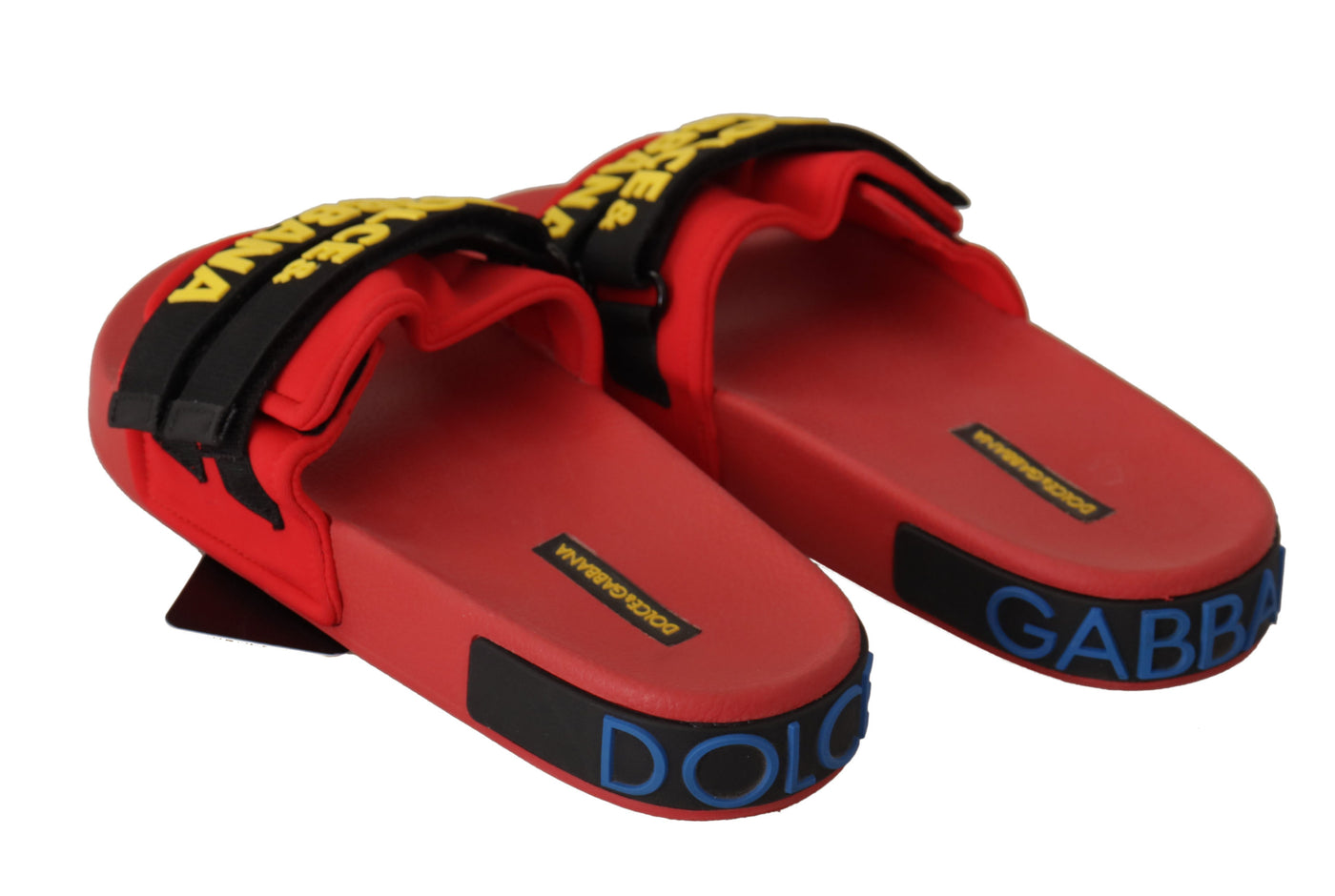 Red Slides Slippers Logo Outlet Sandals Shoes