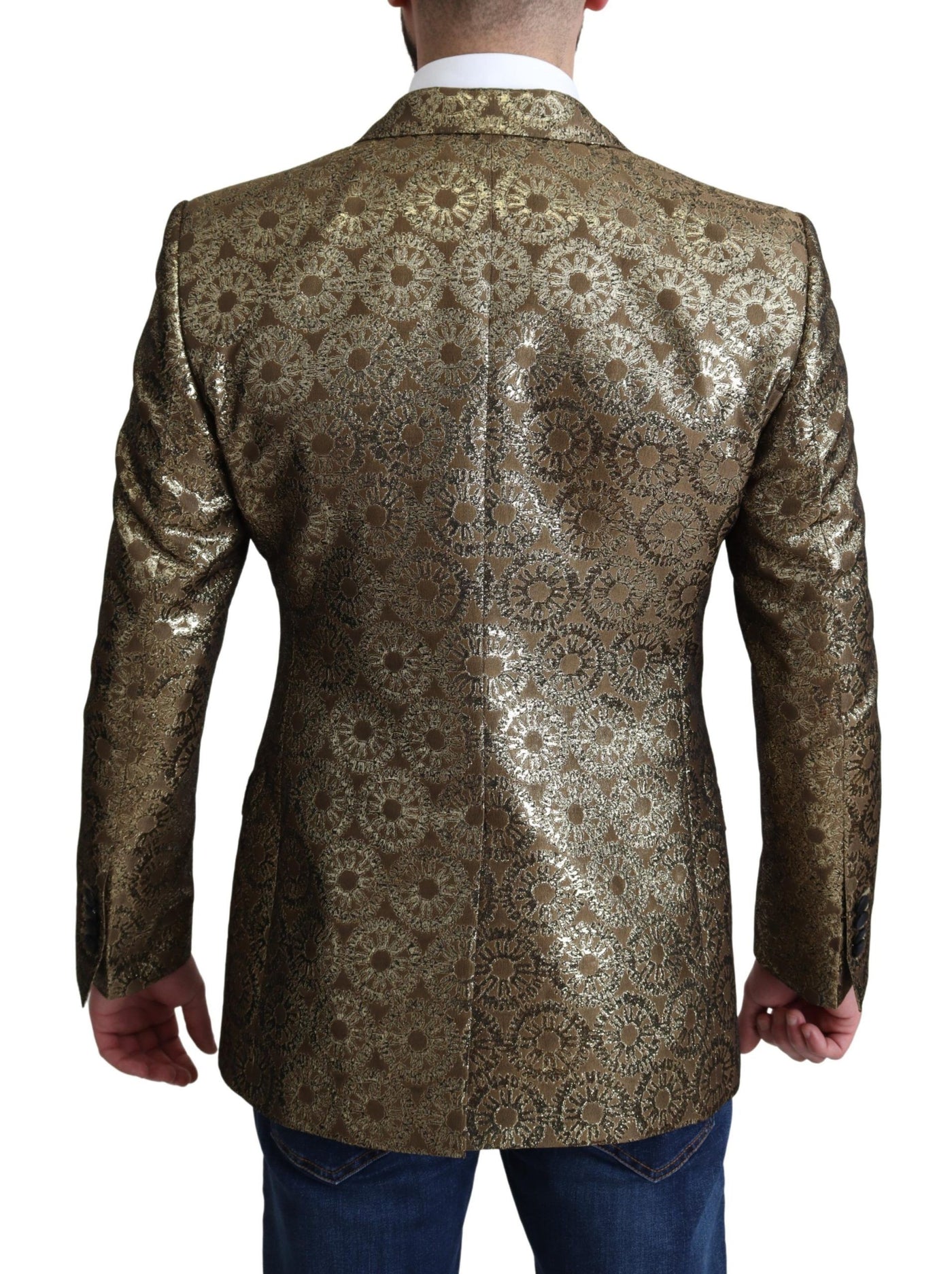 Gold Crystal Crown Bee MARTINI Blazer Jacket