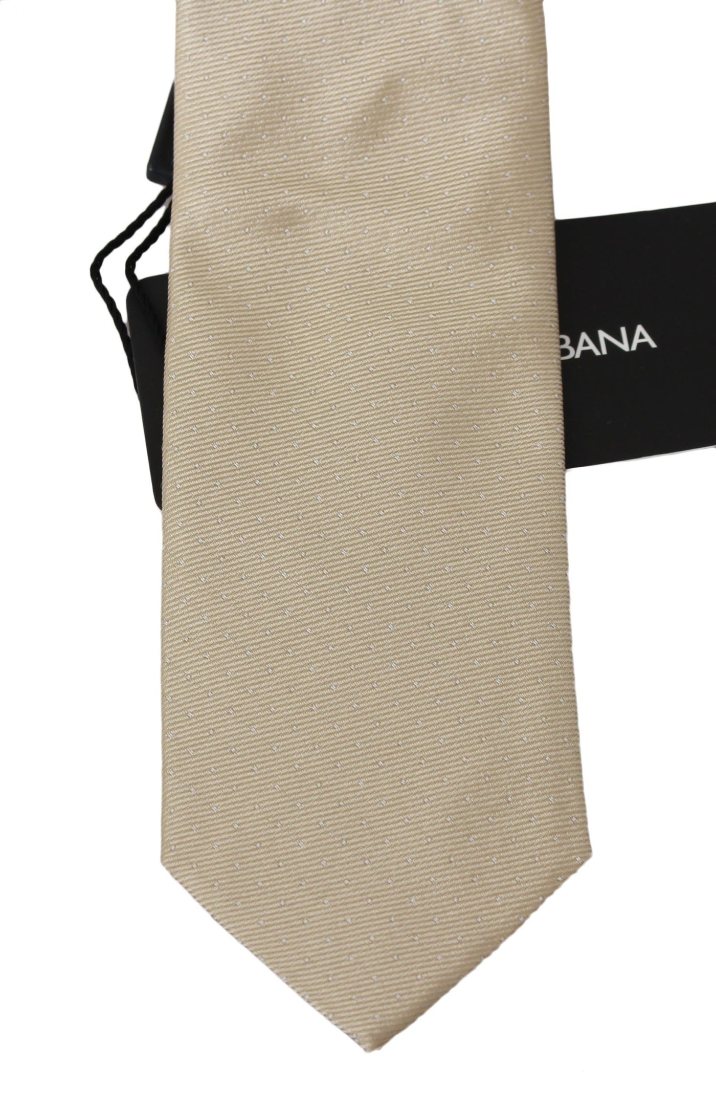 Solid Light Brown 100% Silk Classic Wide Necktie