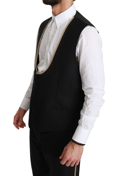 Black Single Breasted 3 Piece SICILIA Suit