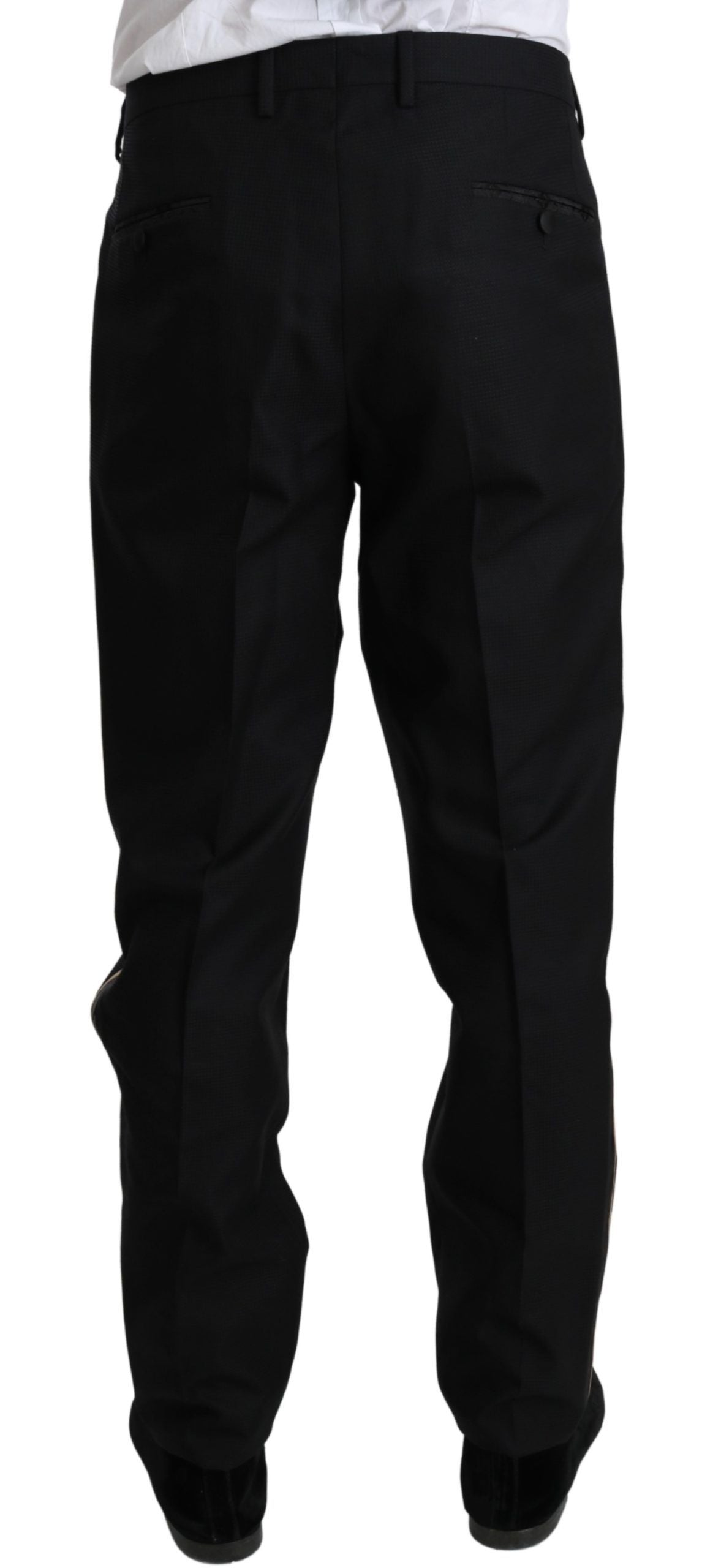 Black Single Breasted 3 Piece SICILIA Suit