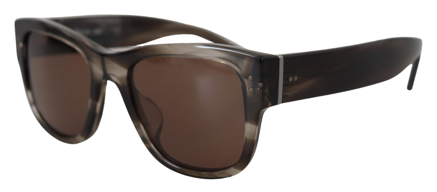 Brown Acetate Square DG338F Sunglasses