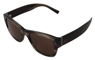 Brown Acetate Square DG338F Sunglasses