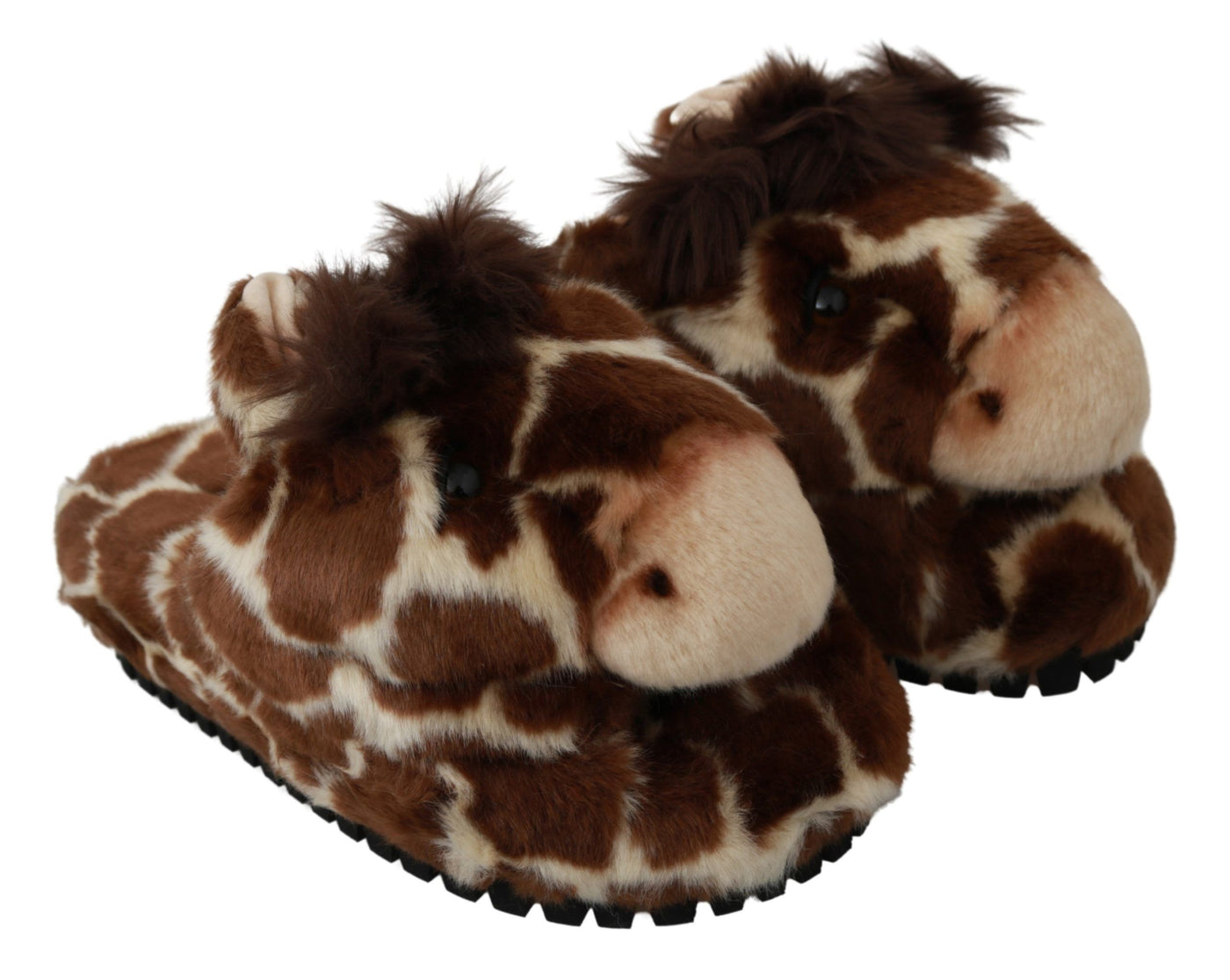 Brown Giraffe Slippers Flats Sandals Shoes