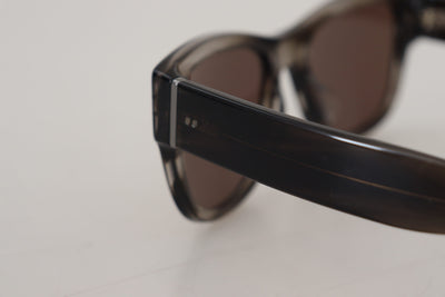 Brown Acetate Square DG338F Sunglasses