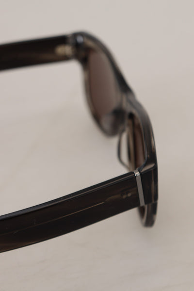 Brown Acetate Square DG338F Sunglasses