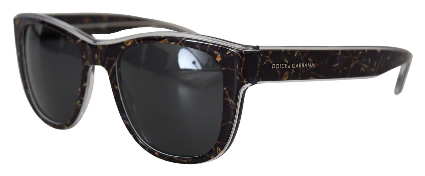 Black Bird Square Full Rim Acetate DG4284 Sunglasses