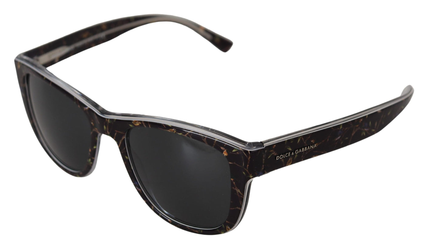 Black Bird Square Full Rim Acetate DG4284 Sunglasses