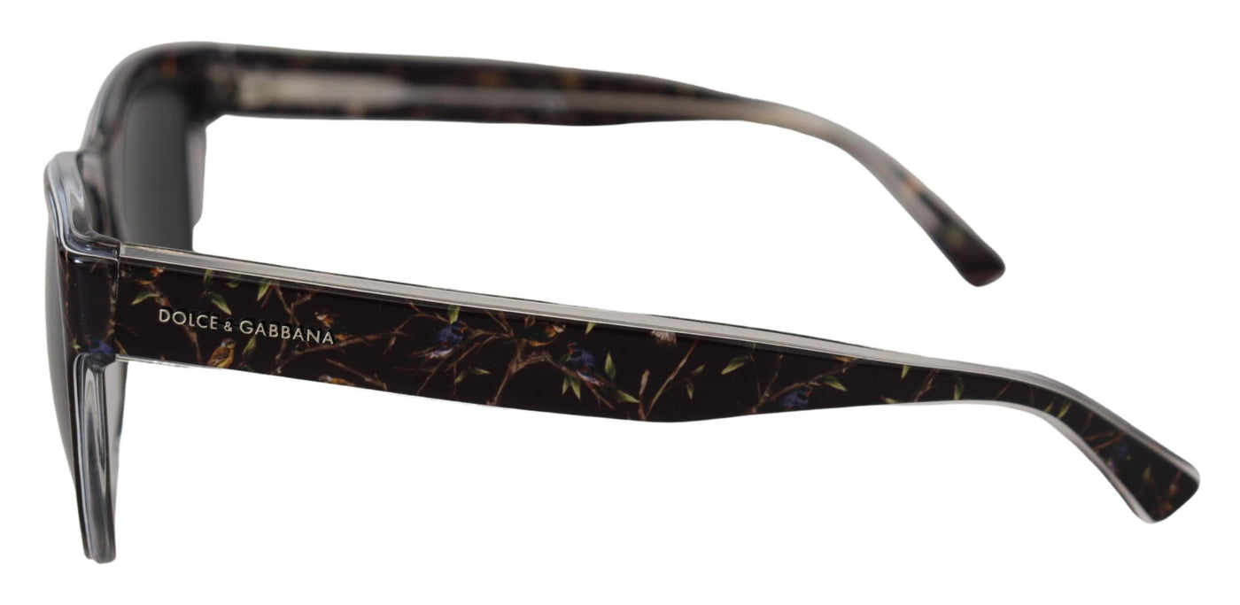 Black Bird Square Full Rim Acetate DG4284 Sunglasses