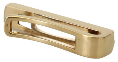 Gold Silver Brass Logo Men Tie Clip