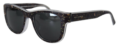 Black DG4284 Acetate Bird Square Full Rim Sunglasses