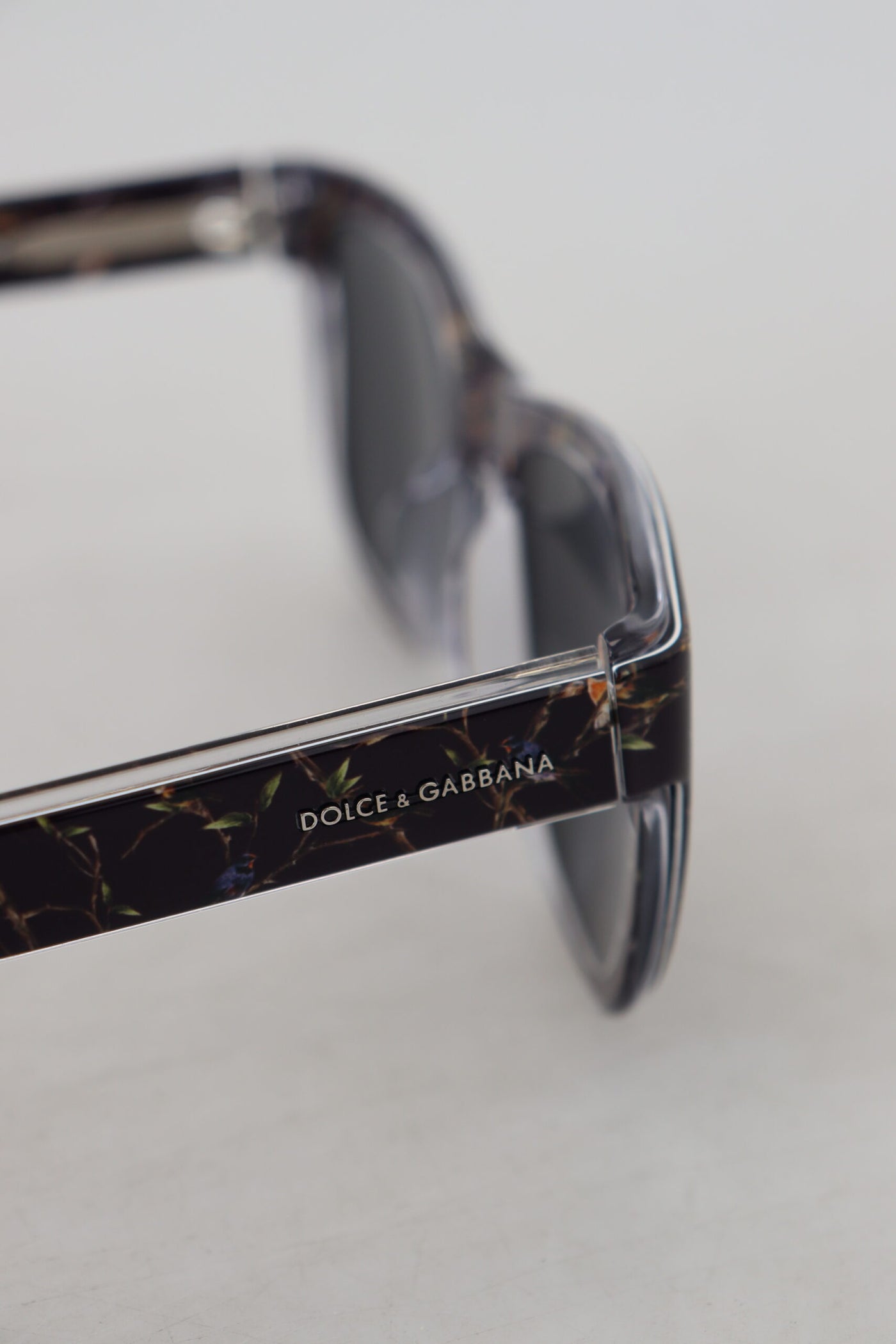 Black DG4284 Acetate Bird Square Full Rim Sunglasses