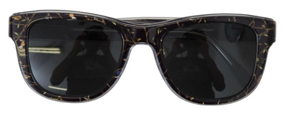 Black DG4284 Acetate Bird Square Full Rim Sunglasses