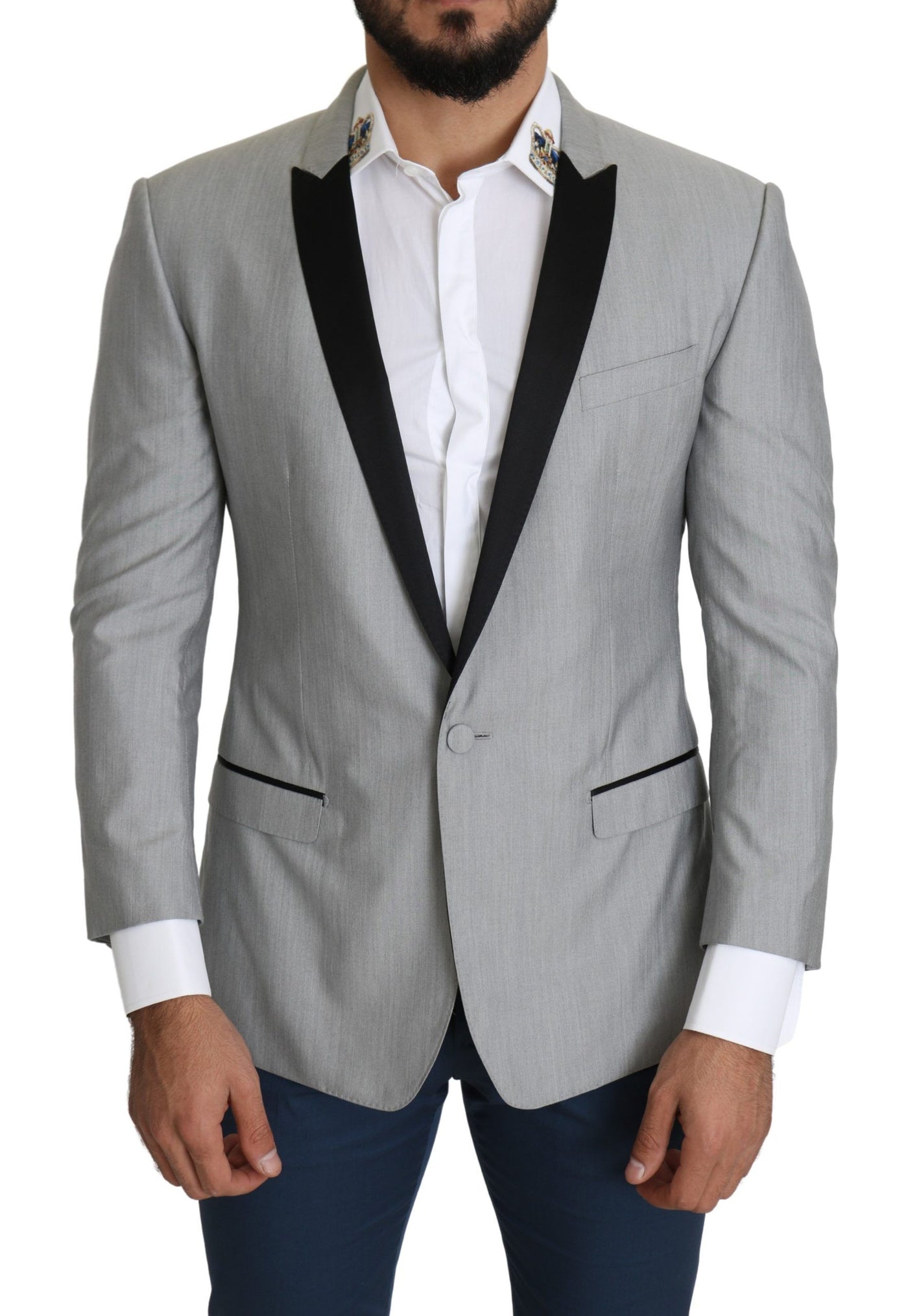 Light Gray Single Breasted SARTORIA Blazer