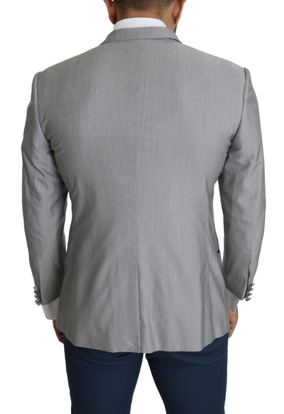 Light Gray Single Breasted SARTORIA Blazer