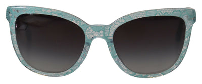 Blue DG4190 Lace Crystal Acetate Butterfly Sunglasses