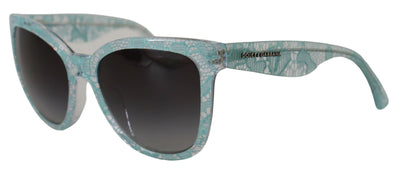 Blue DG4190 Lace Crystal Acetate Butterfly Sunglasses