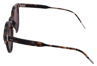 Brown Leopard Pattern DG4829 Mens Oval Sunglasses