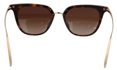 Brown DG4363F Havana Acetate Frame Irregular Sunglasses