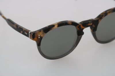 Brown Leopard Pattern DG4829 Mens Oval Sunglasses