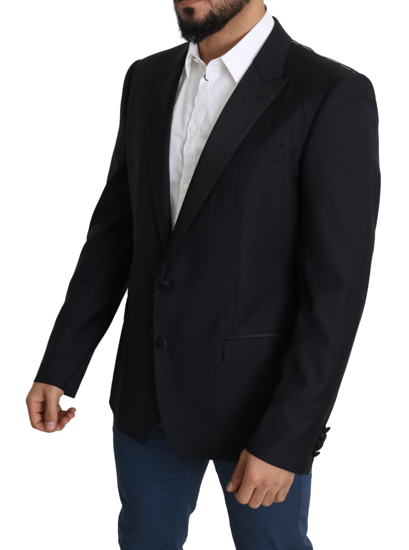 Black Wool Single Breasted  MARTINI Blazer