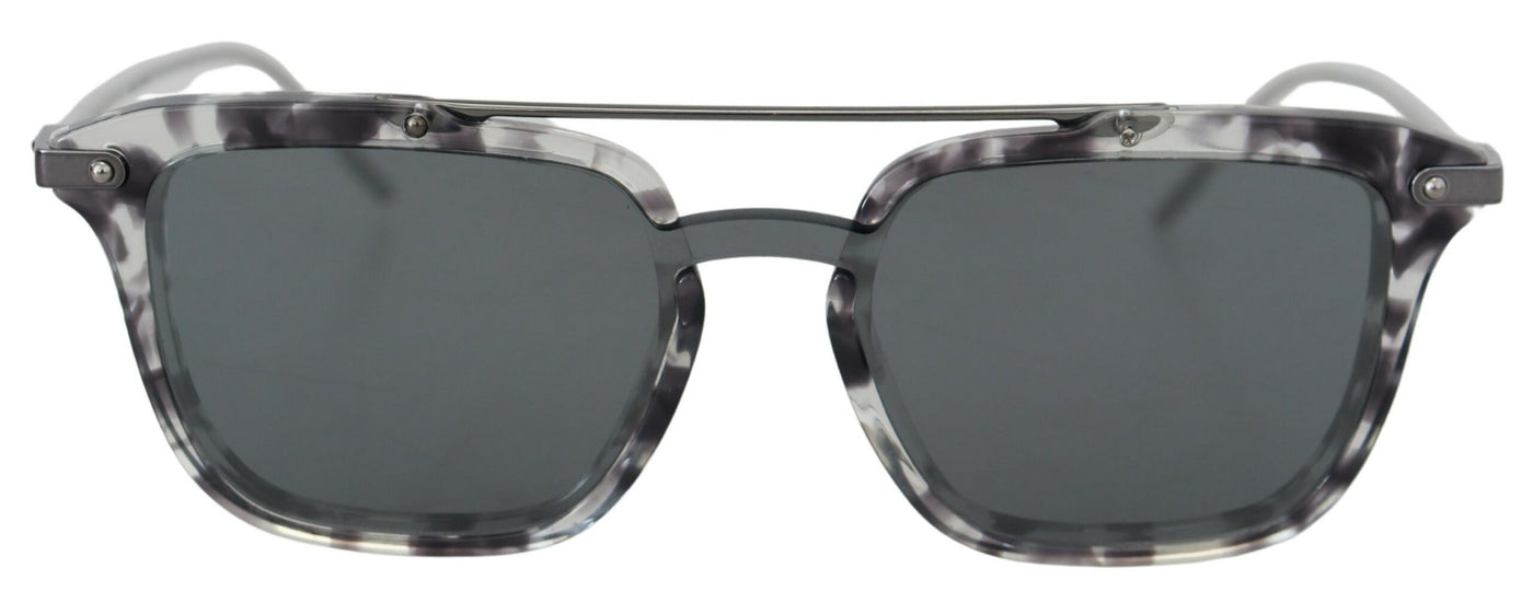 Gray DG4327-B Gray Frame Metal Gray Lenses Sunglasses