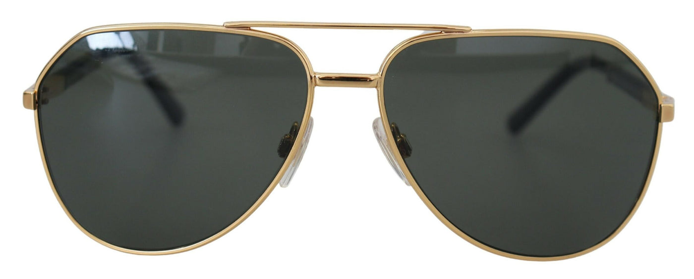 Gold DG2073-K Aviators Shades Polarized Lenses Sunglasses