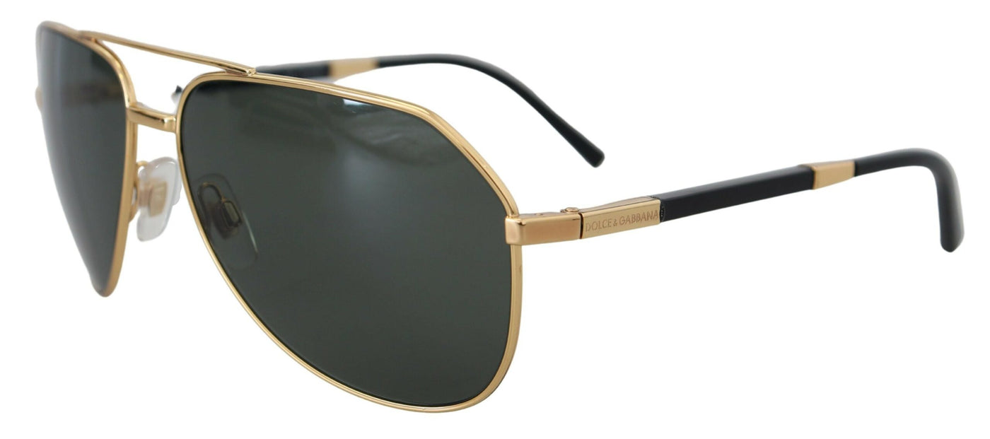 Gold DG2073-K Aviators Shades Polarized Lenses Sunglasses