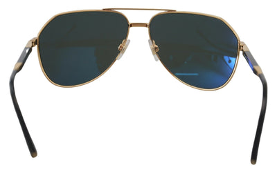 Gold DG2073-K Aviators Shades Polarized Lenses Sunglasses