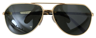 Gold DG2073-K Aviators Shades Polarized Lenses Sunglasses