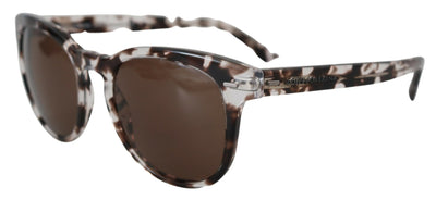 Brown DG4254 Havana Frame Round Lens Sunglasses