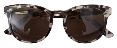 Brown DG4254 Havana Frame Round Lens Sunglasses