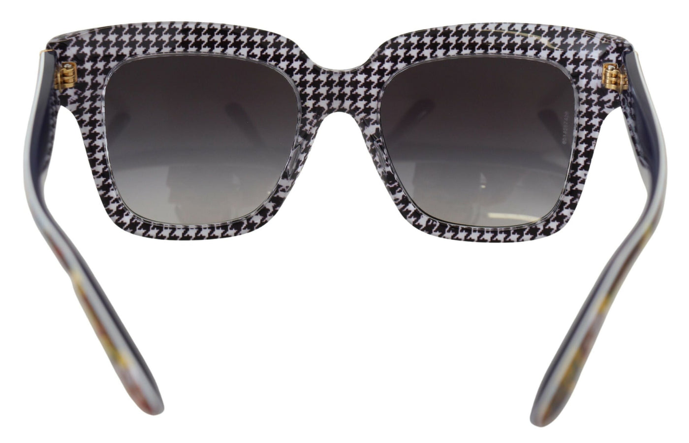 Gray Printed DG4277 Rectangle Gold Logo Badge Sunglasses