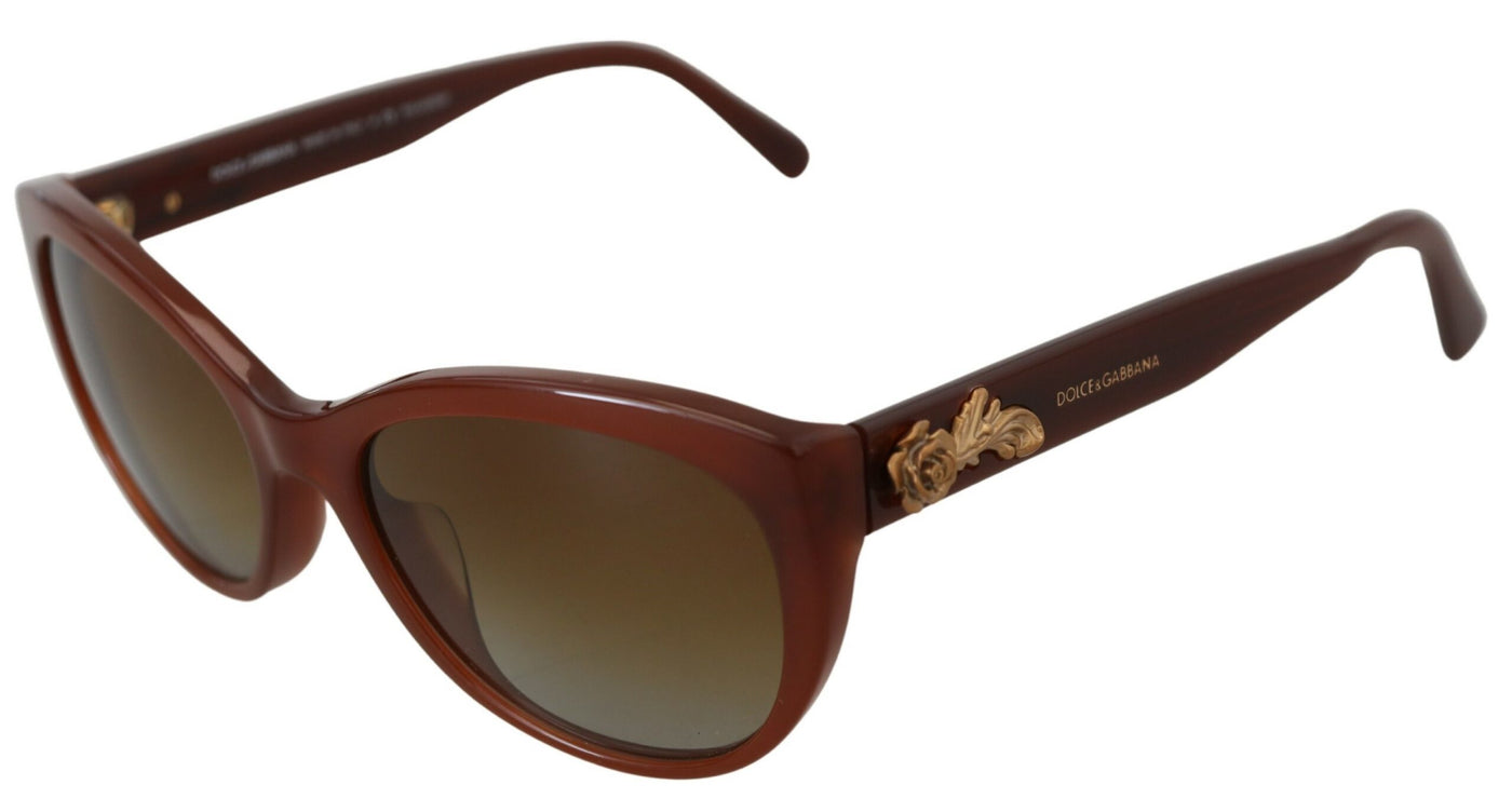 Brown Acetate Full Rim DG4160 Polarized Sunglasses