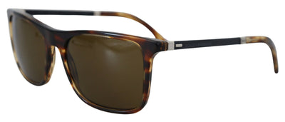 Brown BASALTO Rectangle Full Rim Sunglasses