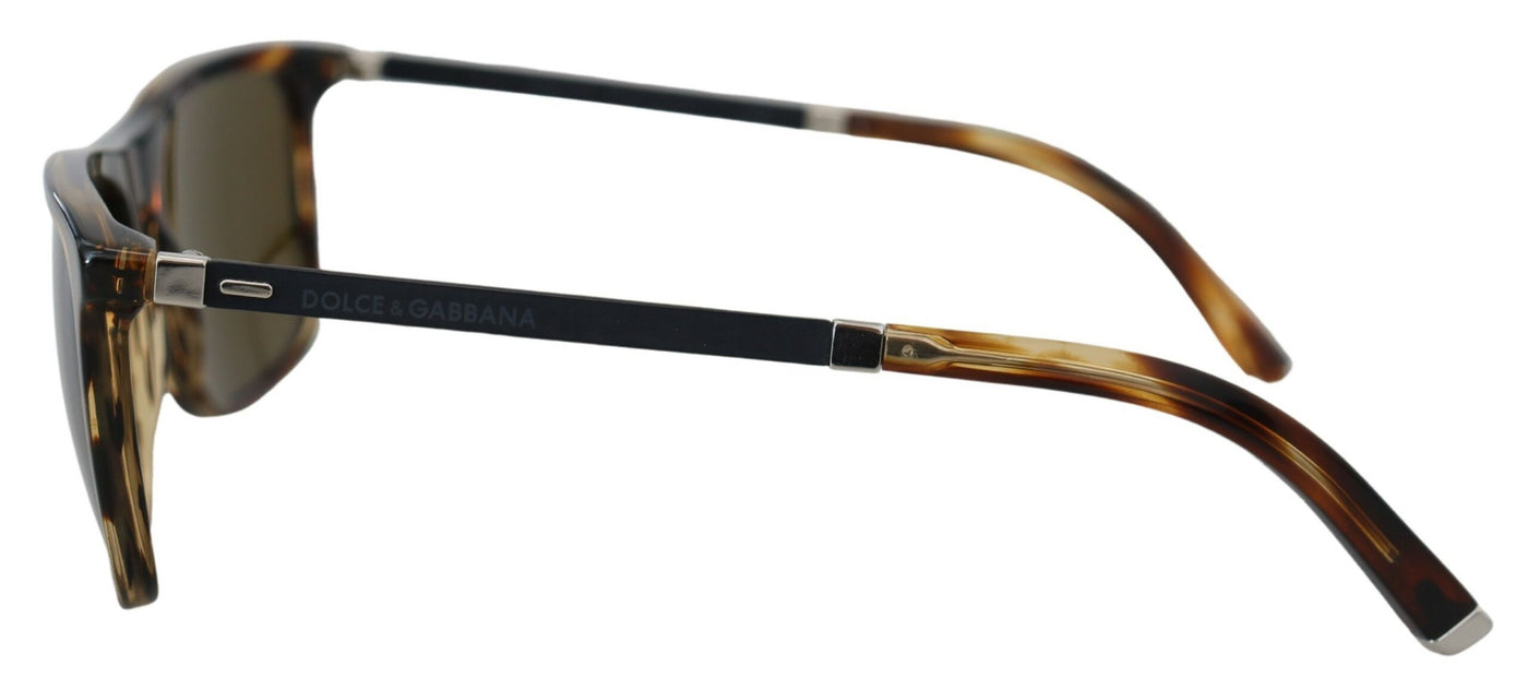 Brown BASALTO Rectangle Full Rim Sunglasses